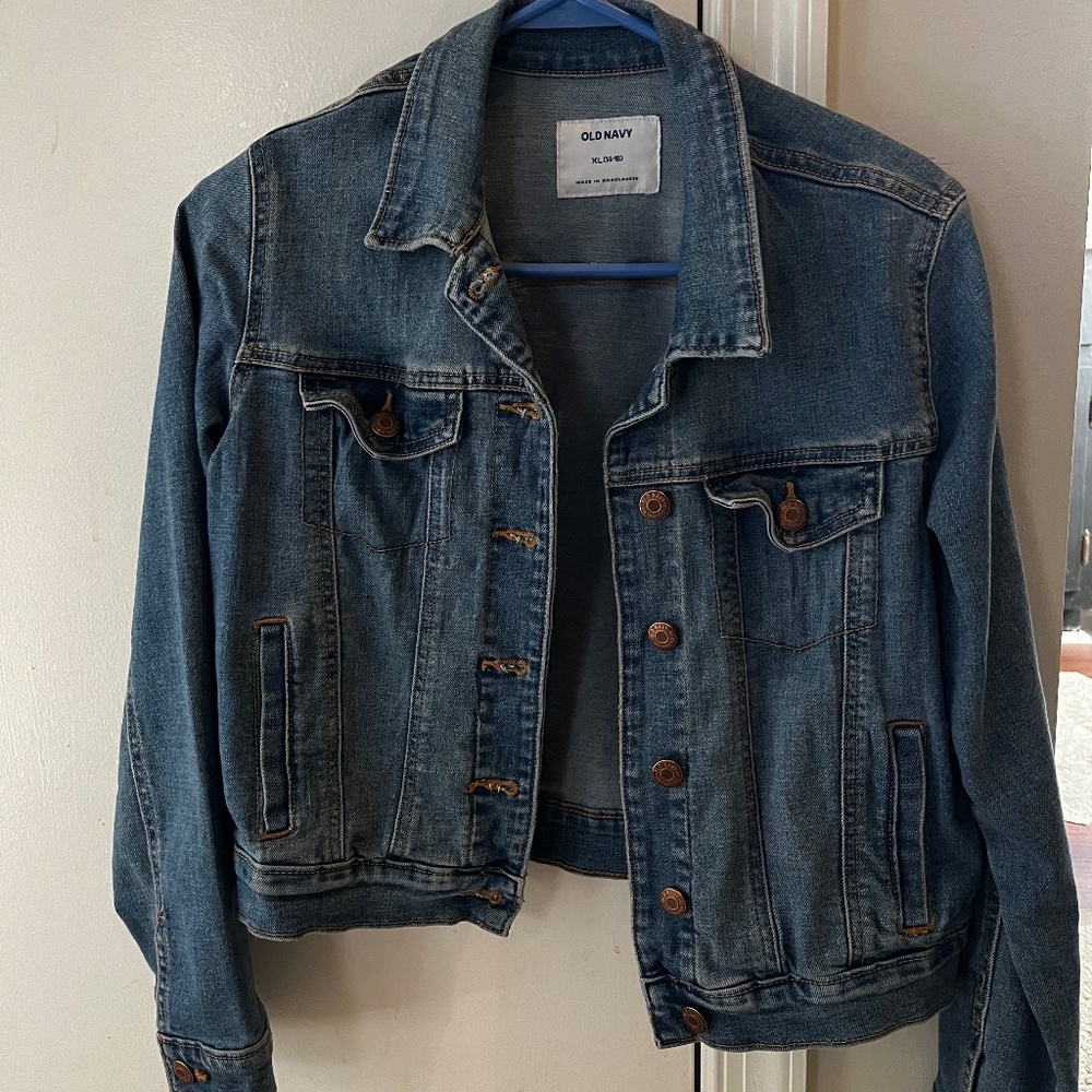 Old Navy Junior's Jean Jacket Size XL (14-16) NWOT